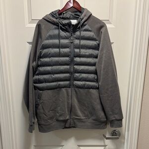 Columbia men’s XL full zip hybrid soft shell jacket